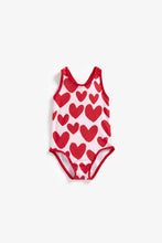 Load image into Gallery viewer, Mothercare Heart Frilled Swimsuit
