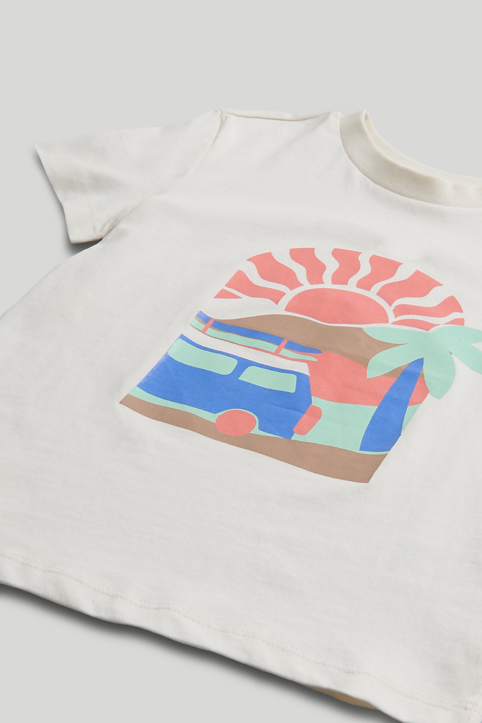 Mothercare Waffle Shirt and T-Shirt Set