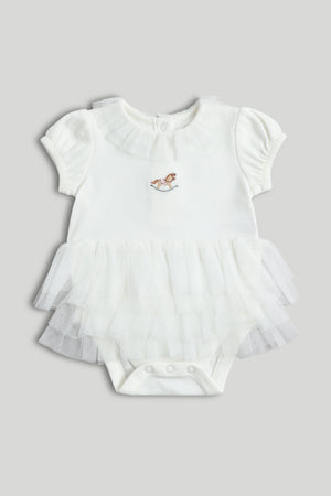 Mothercare White Tutu Bodysuit
