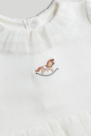 Mothercare White Tutu Bodysuit