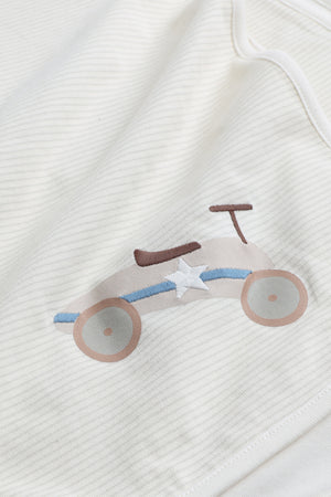 Mothercare Striped Cotton Shawl