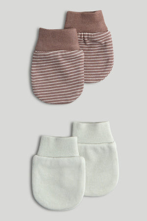 Mothercare 2 Pack Baby Mitts