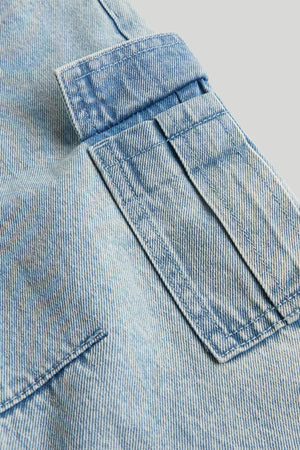 Mothercare Blue Denim Cargo Jeans