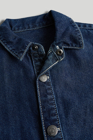 Mothercare Denim Shacket and T-Shirt Set