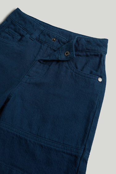 Mothercare Navy Linen Blend Shorts