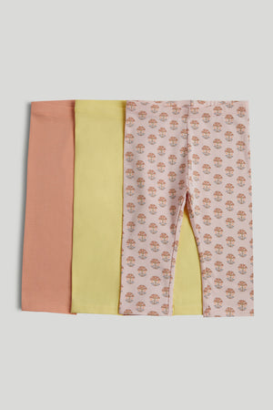 Mothercare 3 Pack Cropped Leggings