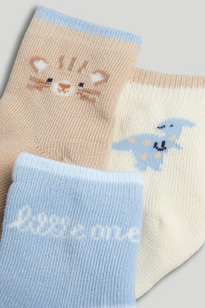 Mothercare 3 Pack Animal Baby Socks