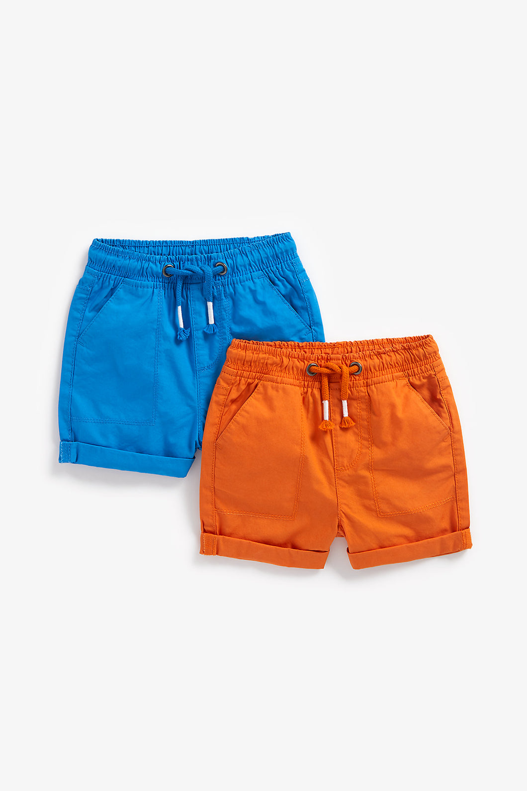 Mothercare Poplin Shorts - 2 Pack