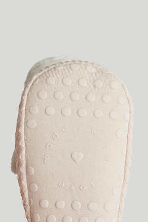 Mothercare Pink Bunny Rattle Sock-Top Booties