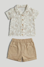 Load image into Gallery viewer, Mothercare Cotton Top and Shorts Outfit
