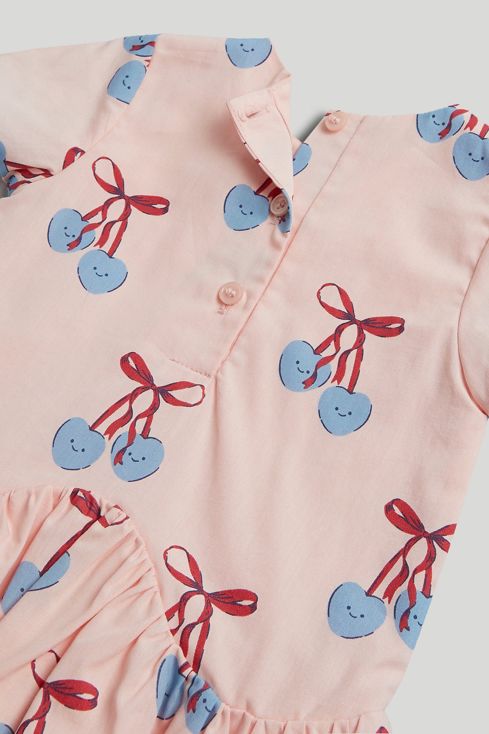 Mothercare Pink Cherry Cotton Dress
