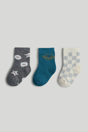 Mothercare 3 Pack Planet Baby Socks