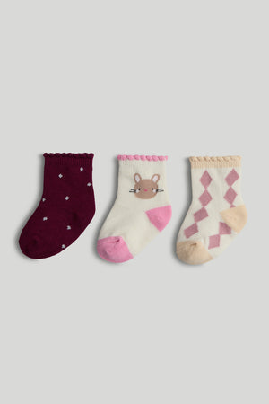 Mothercare 3 Pack Baby Socks