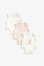 Load image into Gallery viewer, Mothercare Pink Premature Baby Bodysuits - 3 Pack
