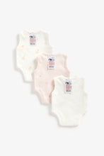Load image into Gallery viewer, Mothercare Pink Premature Baby Bodysuits - 3 Pack
