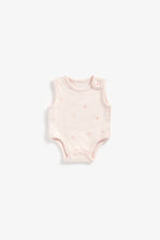 Load image into Gallery viewer, Mothercare Pink Premature Baby Bodysuits - 3 Pack
