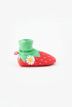 Load image into Gallery viewer, Mothercare Strawberry Sock Top Baby Booties
