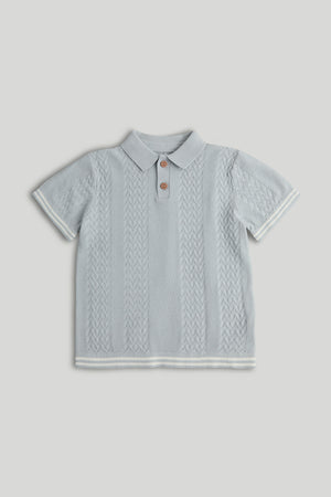 Mothercare Blue Polo Shirt