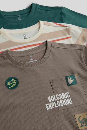 Mothercare 3 Pack Dinosaur T-Shirts