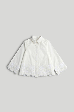 Mothercare White Embroidered Blouse