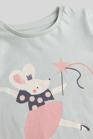 Mothercare Green Dancing Mouse T-Shirt