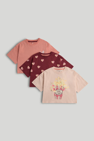 Mothercare 3 Pack Popcorn T-Shirts