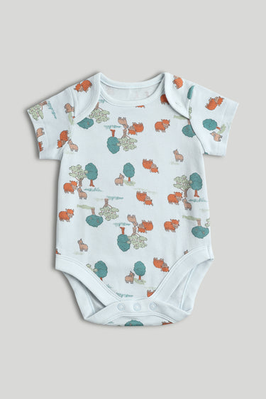Mothercare 5 Pack Highland Cow Short-Sleeved Bodysuits