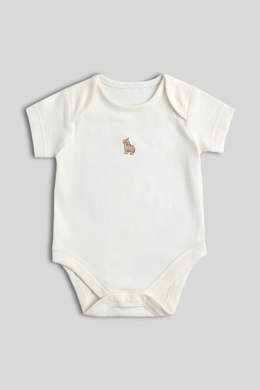 Mothercare 5 Pack Highland Cow Short-Sleeved Bodysuits