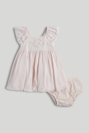 Mothercare My First Pink Dress and Knickers Outfit
