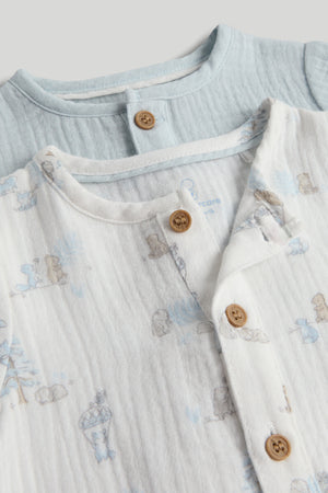 Mothercare 2 Pack My First Cotton Bodysuits