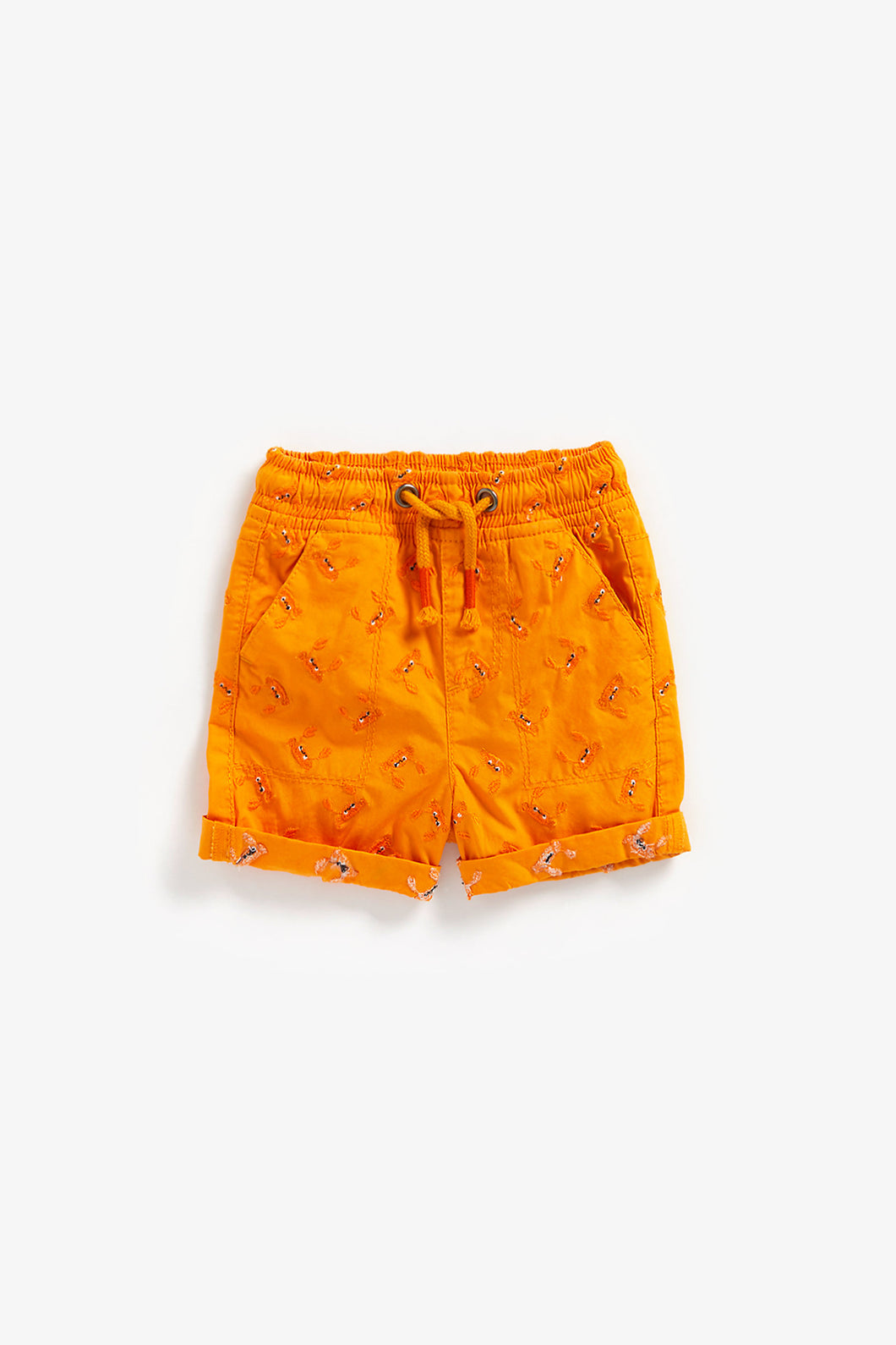Mothercare Orange Crab Poplin Shorts