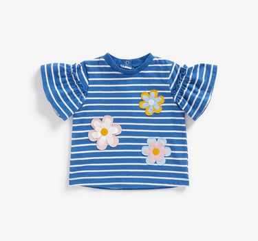 Mothercare Striped Flower T-Shirt