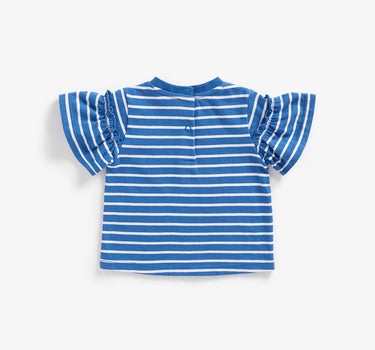 Mothercare Striped Flower T-Shirt