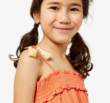 Mothercare Orange Tassel Playsuit