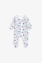 Load image into Gallery viewer, Mothercare Little Sailor Sleepsuits - 3 Pack
