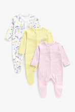 Load image into Gallery viewer, Mothercare Purrmaid Sleepsuits - 3 Pack
