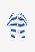 Load image into Gallery viewer, Mothercare Little Sailor Footless Sleepsuits - 3 Pack
