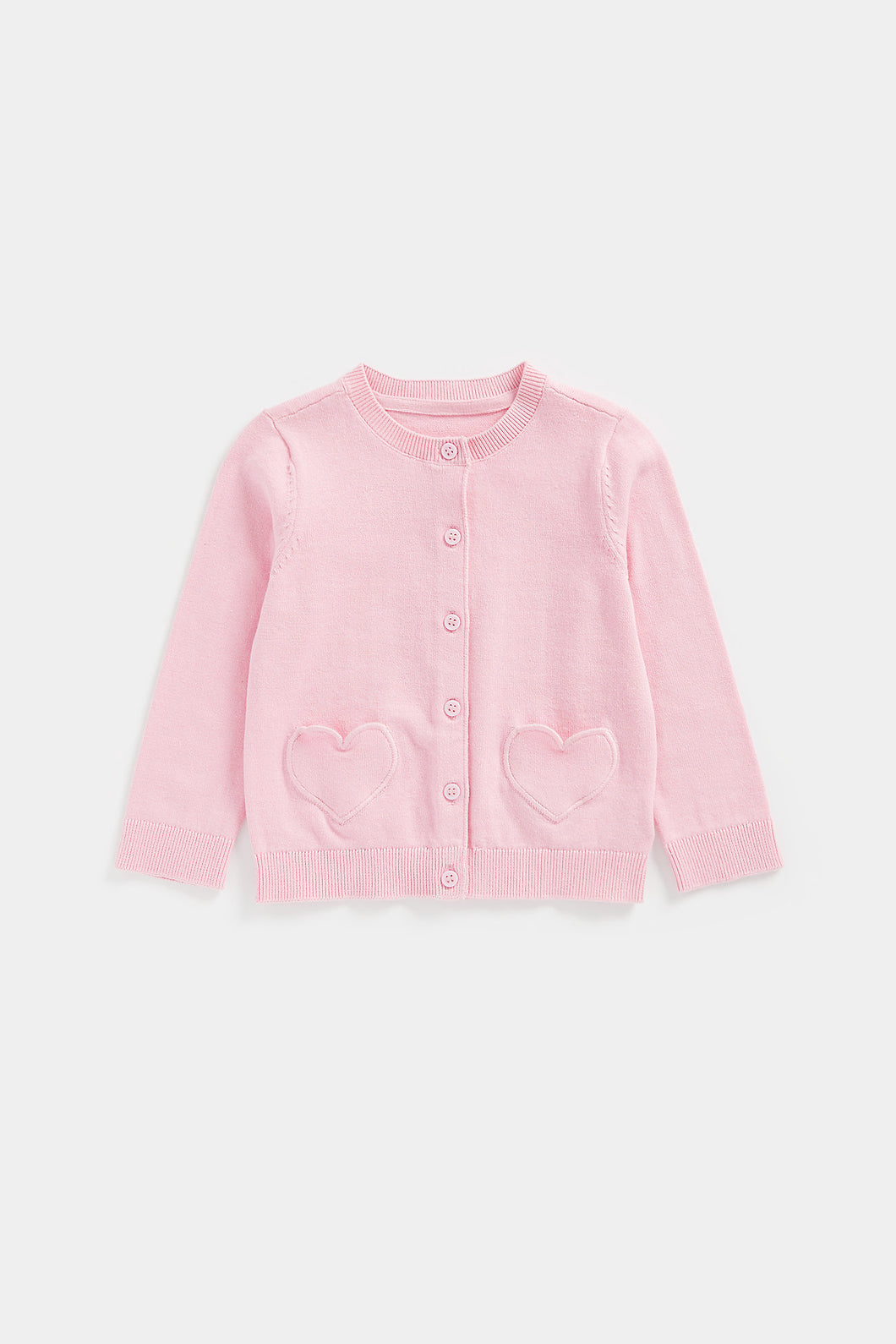 Mothercare Pink Heart Cardigan