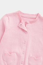 Load image into Gallery viewer, Mothercare Pink Heart Cardigan
