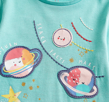 Mothercare Space Facts Long-Sleeved T-Shirt