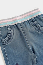 Load image into Gallery viewer, Mothercare Denim Star Jeggings
