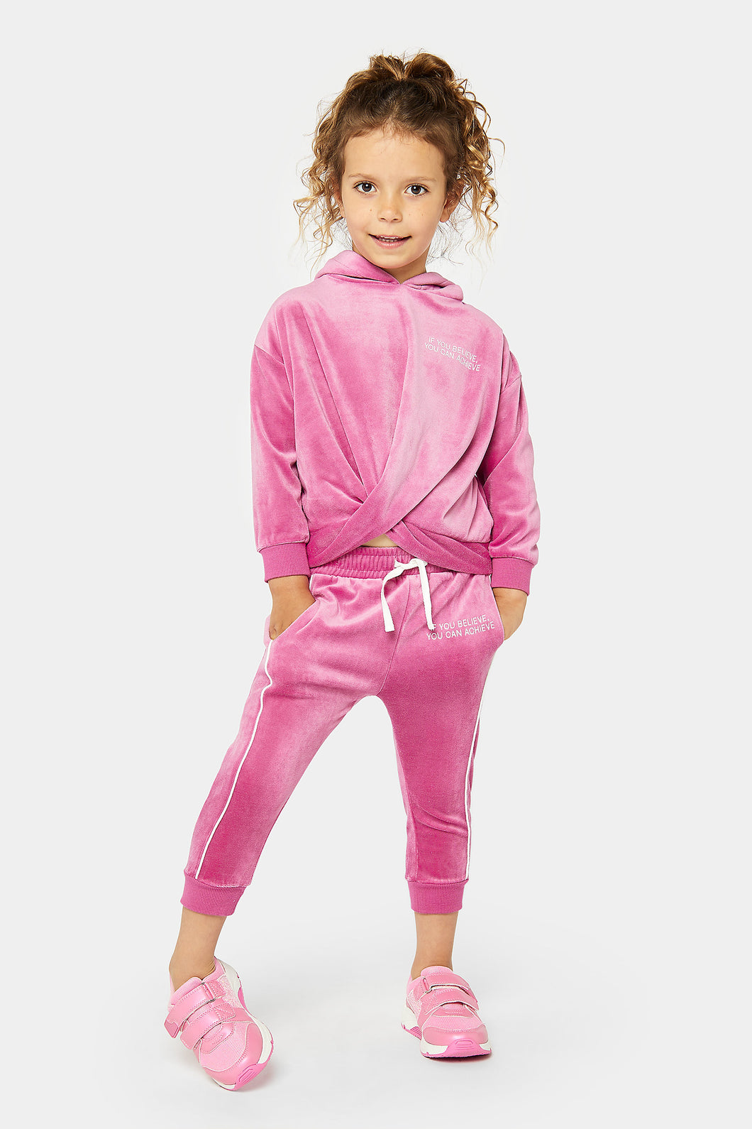 Mothercare Pink Velour Jog Set