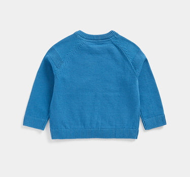 Mothercare Dino Reverse-Knit Jumper
