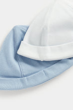 Load image into Gallery viewer, Mothercare My First Blue Hat And Mitts - 2 Pack
