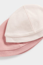 Load image into Gallery viewer, Mothercare My First Pink Baby Hats and Mitts - 2 Pack
