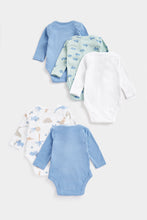 Load image into Gallery viewer, Mothercare Dino Long Sleeved Bodysuits - 5 Pack
