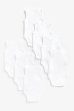 Load image into Gallery viewer, Mothercare White Sleeveless Bodysuits - 7 Pack
