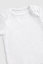 Load image into Gallery viewer, Mothercare White Short-Sleeved Bodysuits - 3 Pack
