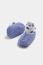 Load image into Gallery viewer, Mothercare Dino Sock-Top Baby Booties
