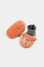 Load image into Gallery viewer, Mothercare Fox Sock-Top Baby Booties
